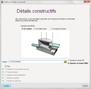 CYPEPROJECT. Détails constructifs